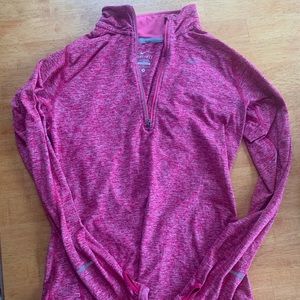 Pink nike dry-fit top